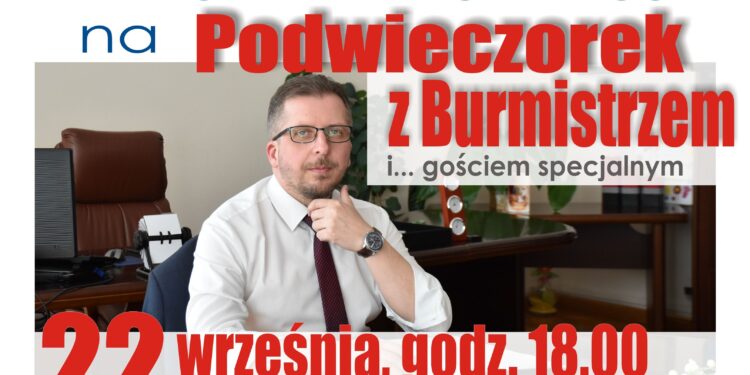 Podwieczorek z burmistrzem Szprotawy i jego wyjątkowym gościem