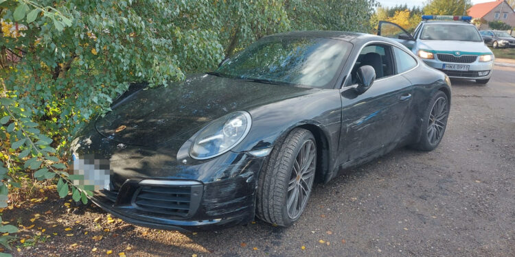 Sceny jak w filmie sensacyjnym. Pościg za porsche